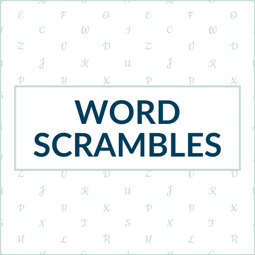 Word scrambles